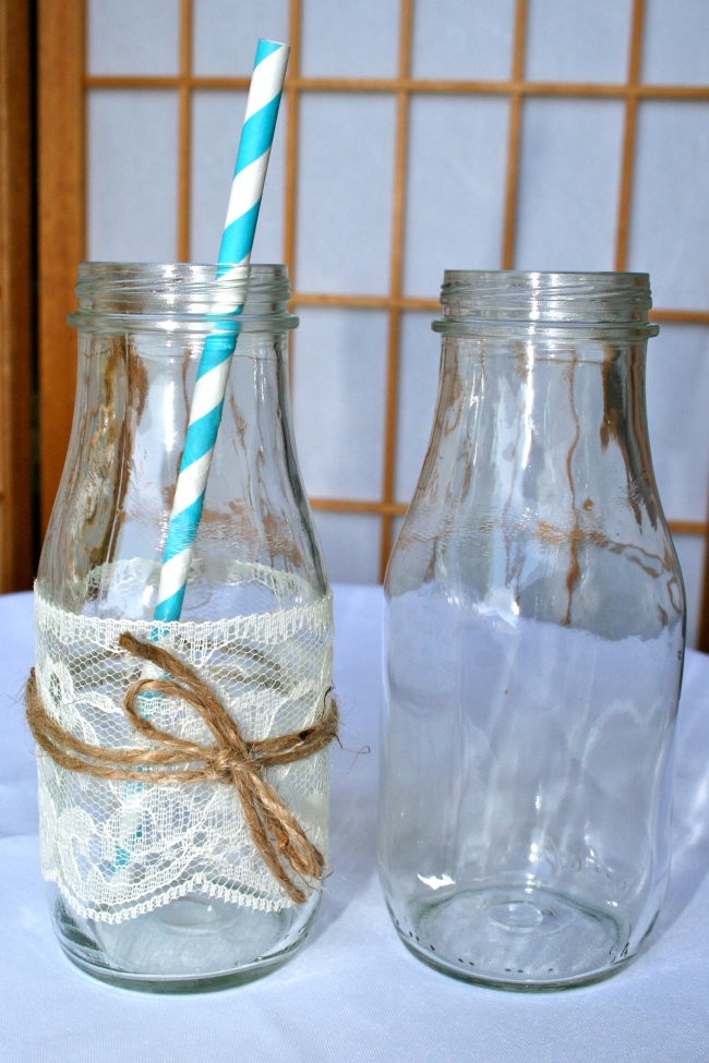 how to clean and use Starbucks Frappuccino bottles for your party