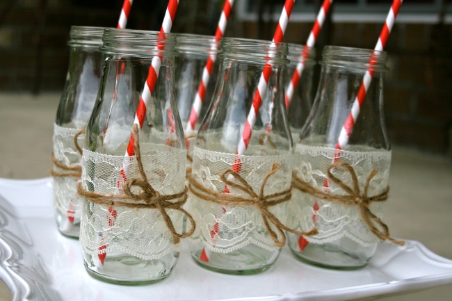 how to clean and use Starbucks Frappuccino bottles for your party